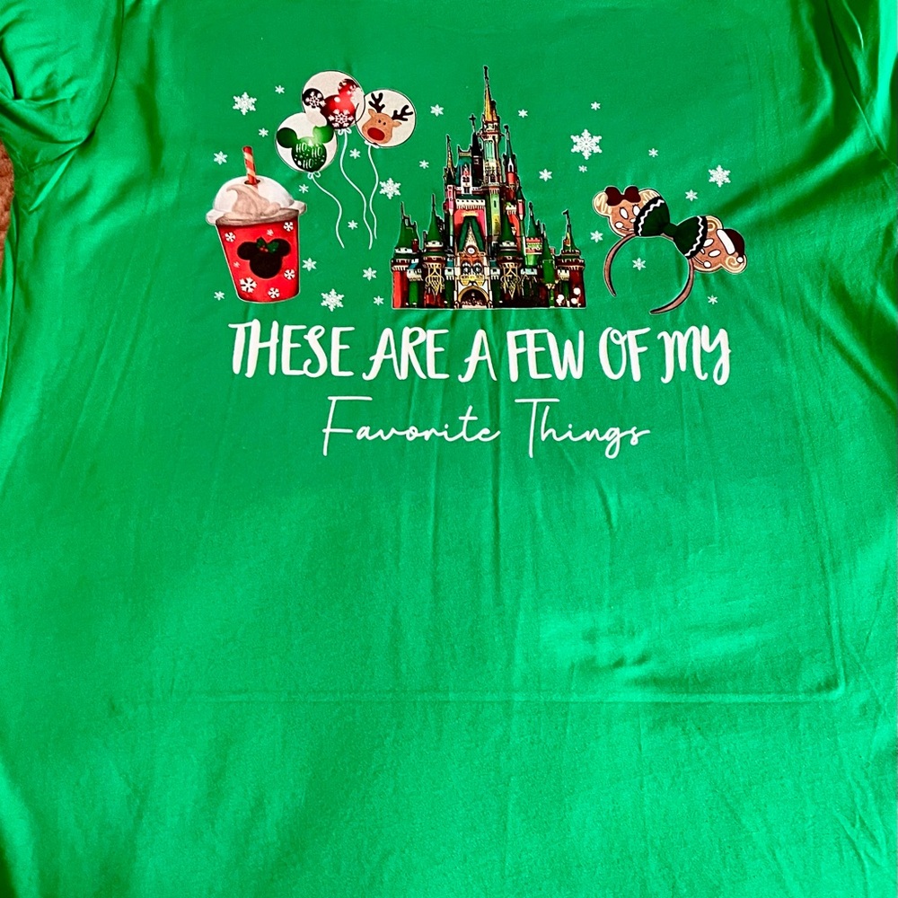 Green Kids Shirt with Castle Print